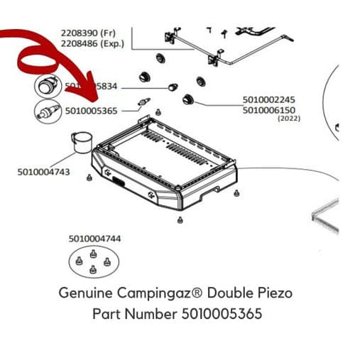 Campingaz® Double Piezo (5010005365) Genuine Spare
