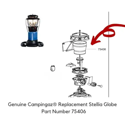 Campingaz® Glass Globe Stellia (75406)