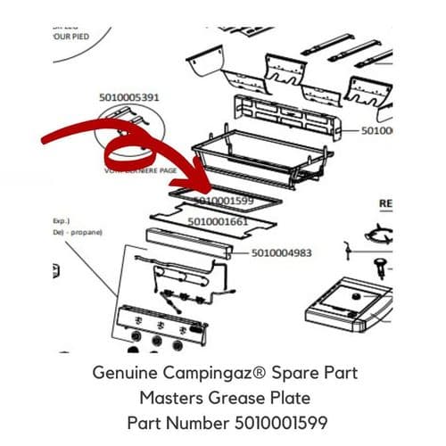 Campingaz® Grease Plate 2-3 Series & Masters (5010001599)