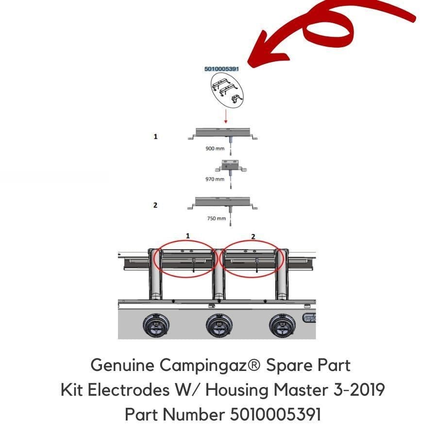 Campingaz® Kit Electrodes W/ Housing Master 3-2019 (5010005391)