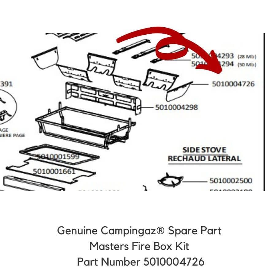 Campingaz® Kit Of Removable Firebox Parts - Masters (5010004726)