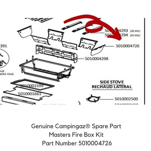 Campingaz® Kit Of Removable Firebox Parts - Masters (5010004726)