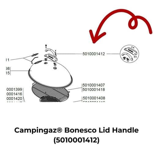 Campingaz® Lid Handle Bonesco (5010001412)