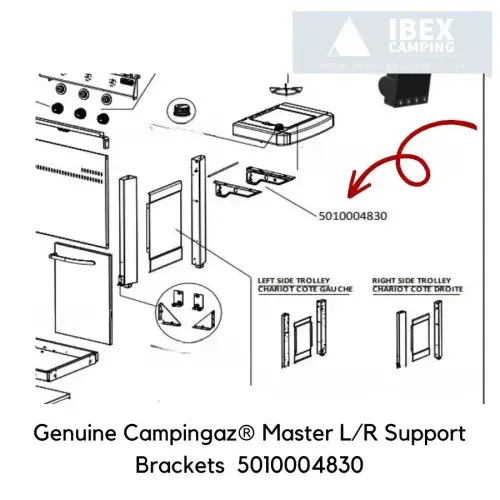Campingaz® Master Support Brackets L&R 5010004830