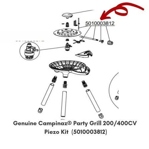 Campingaz® Party Grill CV Piezo Kit (5010003812)
