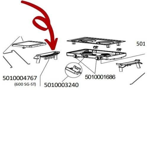 Campingaz® Plastic Feet for 600SG-ST (5010004767) Genuine Spare