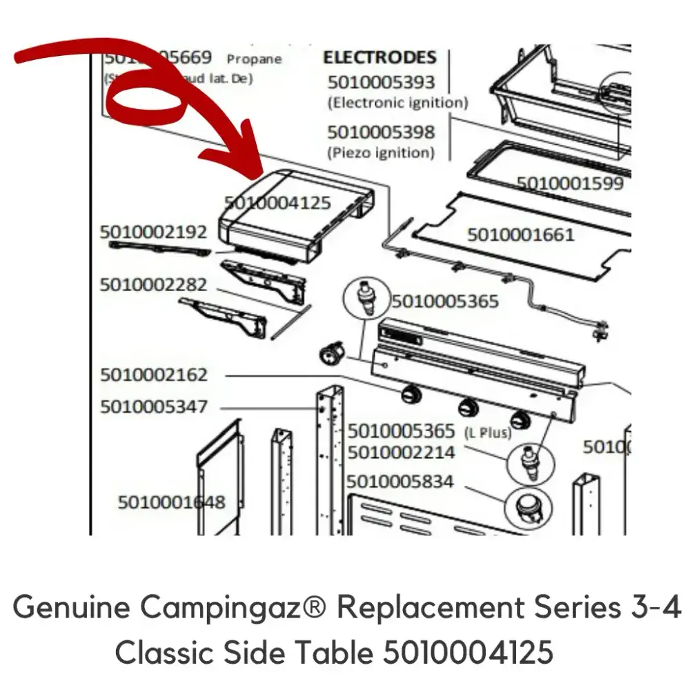 Campingaz® Series 3-4 Classic Side Table 5010004125