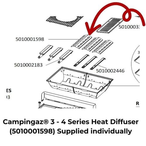 Campingaz® Series 3 - 4 Heat Diffuser (5010001598)