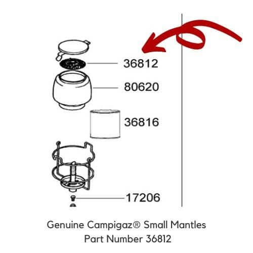 Campingaz® Small Mantle Part Number 36812