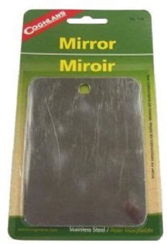 Coghlans Camping Mirror Stainless Steel