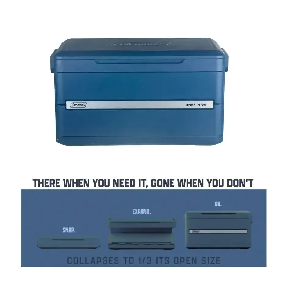 Coleman® 55QT (52l) Snap 'N Go Collapsible Cooler
