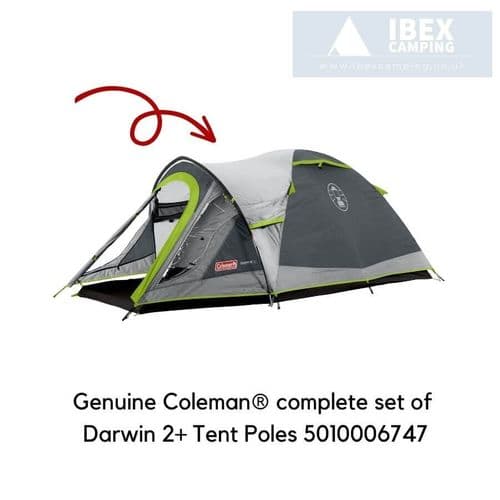 Coleman Darwin 2+ replacement Pole Set 5010006747