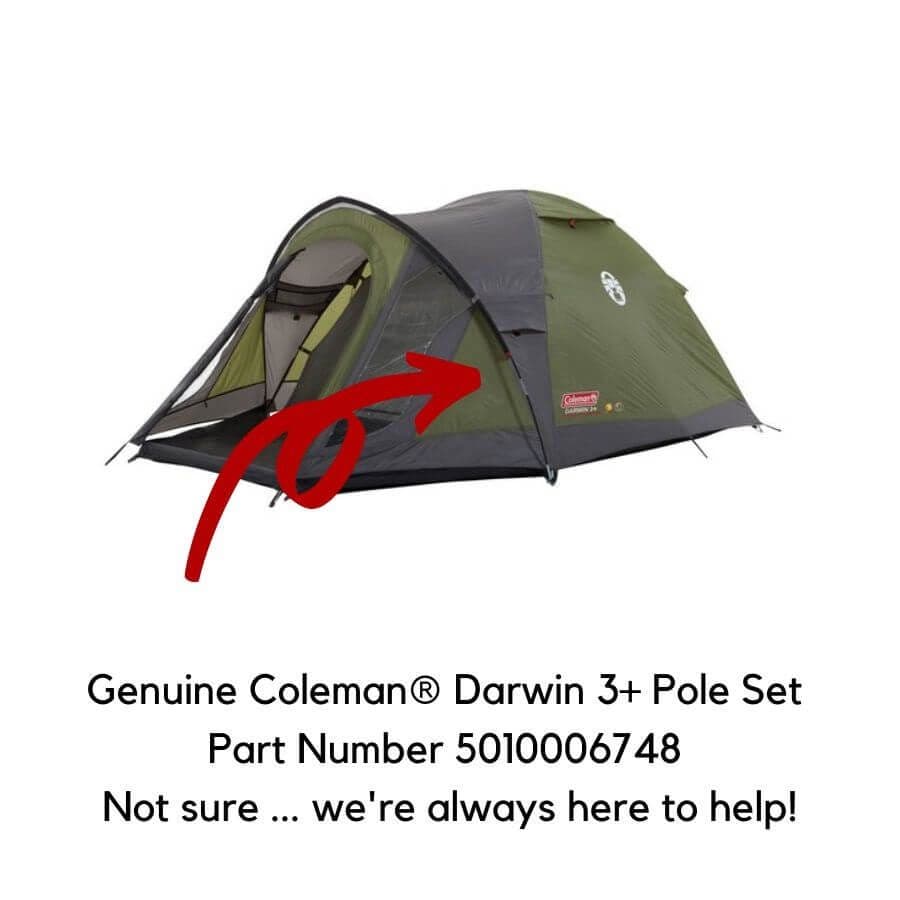 Coleman Darwin 3+ Pole Set (5010006748)