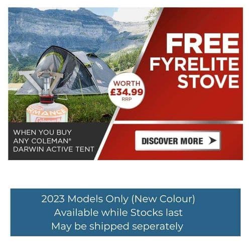 Coleman Darwin 4 Plus Tent 2023