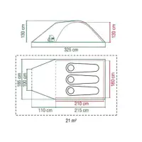 Coleman® Darwin Summer 3 Plus Tent