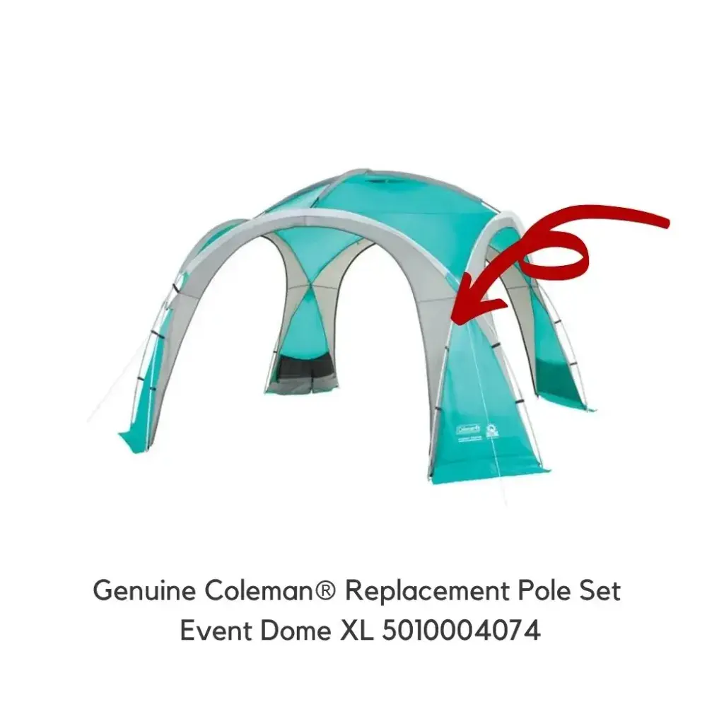 Coleman® Event Dome XL Replacement Pole Set (5010004074)