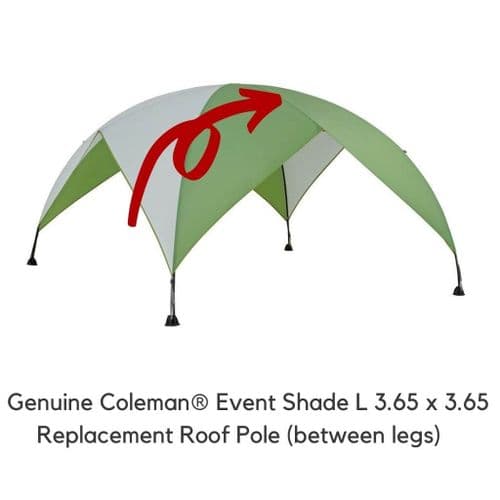 Coleman Event Shade L 3.65 x 3.65 Replacement Roof Pole