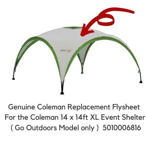 Coleman® Event Shelter 14FT XL PRO Replacement Flysheet GoOutdoors 5010006816