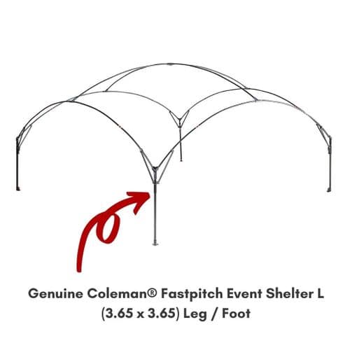 Coleman® FastPitch Event Shelter L Leg/Foot Pole