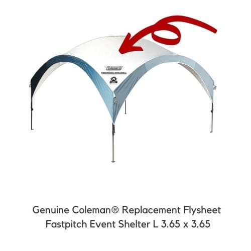Coleman® Fastpitch Event Shelter L Replacement Flysheet 5010005008