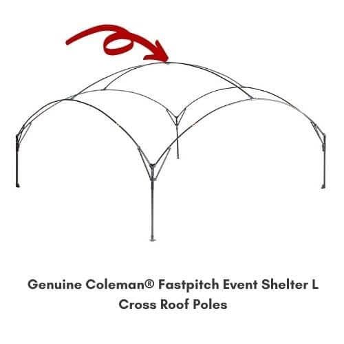 Coleman® Fastpitch Shelter L Cross Roof Pole