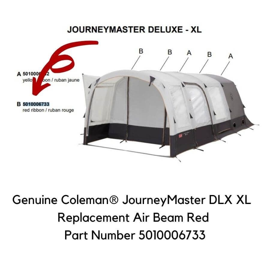 Coleman® Journeymaster DLX XL Air Beam Red 5010006733