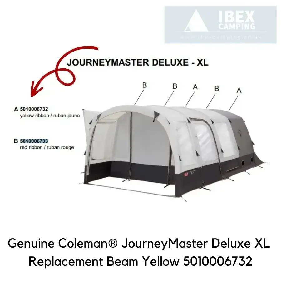 Coleman® Journeymaster DLX XL Air Beam Yellow 5010006732