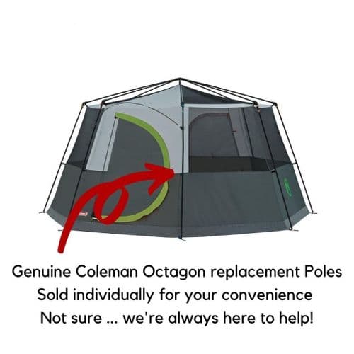 Coleman Octagon BlackOut Replacement Poles