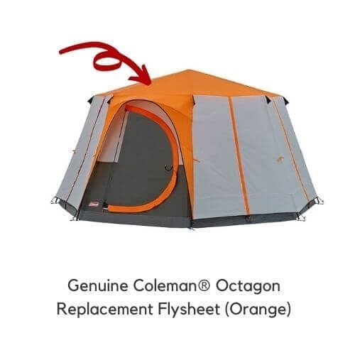 Coleman® Octagon Replacement Flysheet Orange