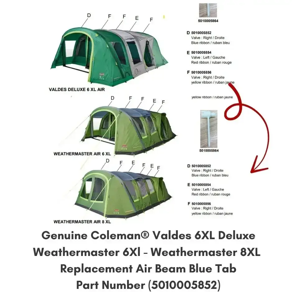 Coleman® Replacement Air Beam Blue (5010005852)