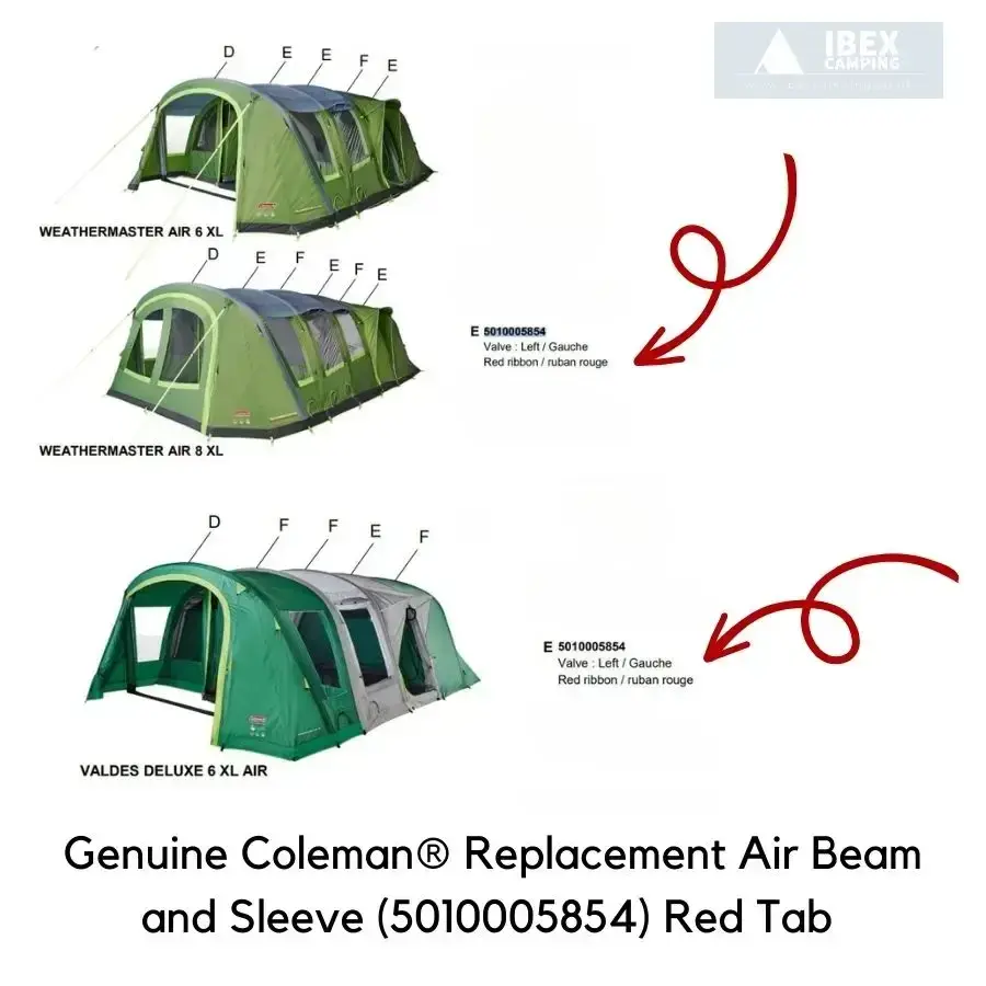 Coleman Replacement Air Beam Red 5010005854