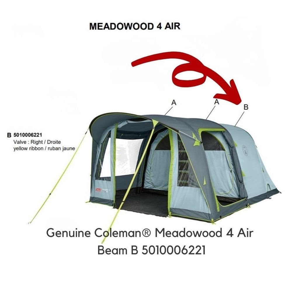 Coleman® Replacement  Medowood 4 Air Beam Yellow (5010006221)