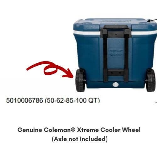 Coleman®  Xtreme Cooler Wheel 5010006786 Genuine