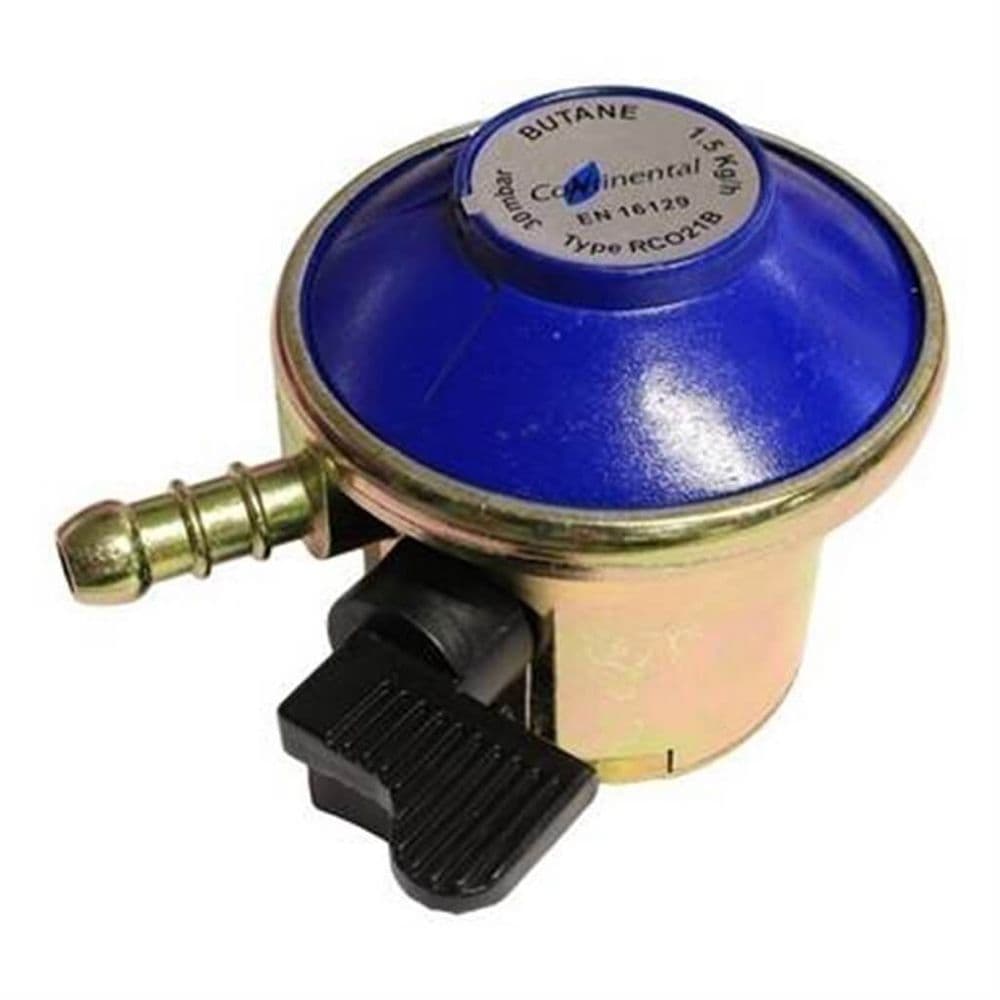 Continental RC021B 21mm Clip On Butane Gas Regulator 30Mbar