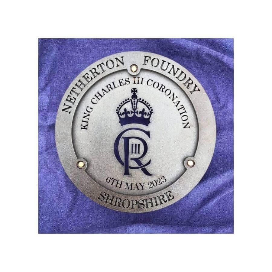 Coronation Trivet - Netherton Foundry 7.5" 19cm Black Iron