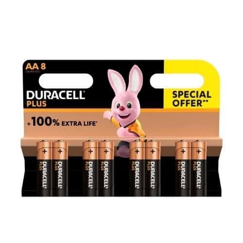 Duracell PLUS AA Batteries x 8