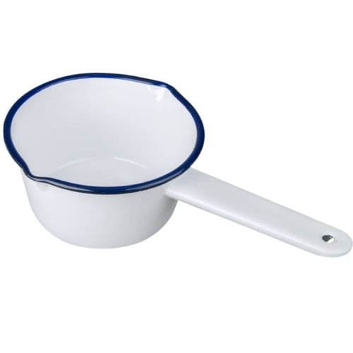 Enamel Pan 14cm Blue and White