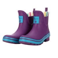 Evercreatures  Eggplant Ankle Wellington Boots