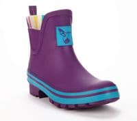 Evercreatures  Eggplant Ankle Wellington Boots