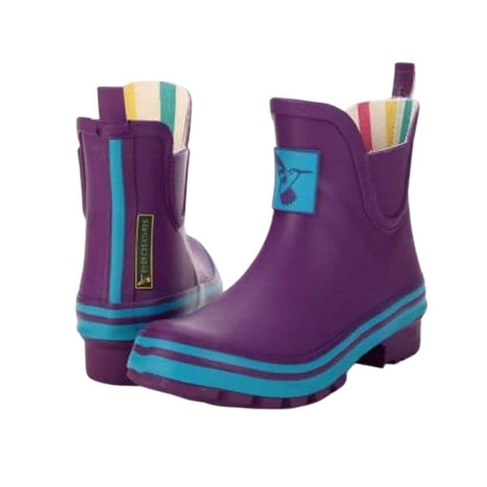 Evercreatures Eggplant Ankle Wellington Boots