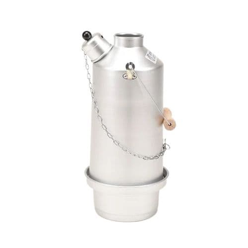 Ghillie Kettle Silver Anodised Adventurer 1.5l Made in the UK