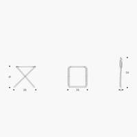 Lafuma Camping Stool LFM5024 PH Velio® Mix Grey