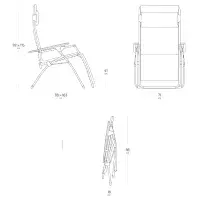 Lafuma Futura AirComfort® Reclining Chair LFM3124_6893 Coral Blue