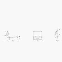 Lafuma Low Chair LFM5025 CB Velio® Mix Grey