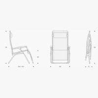 Lafuma Relaxation Chair RSXA CLIP Batyline® Graphite LFM2035 8717