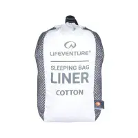 Lifeventure 100% Cotton Sleeping Bag Liner (rectangle)