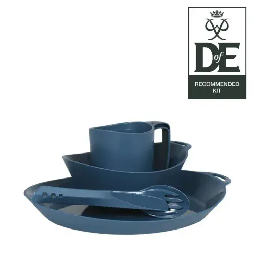 Lifeventure® Ellipse Camping Tableware Set Navy
