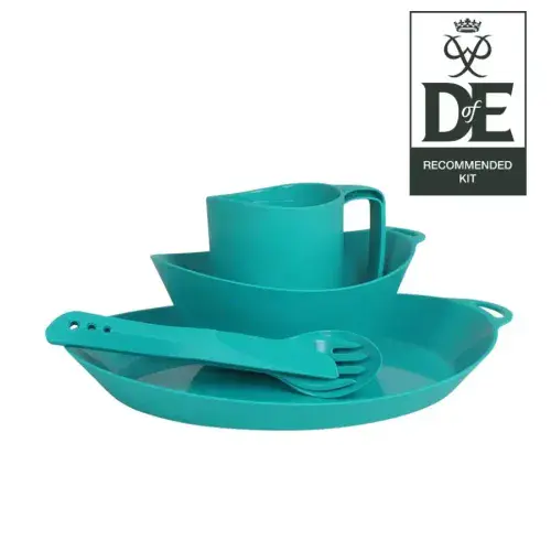 Lifeventure® Ellipse Camping Tableware Set Teal