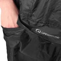 Lifeventure Superlight Poncho Black