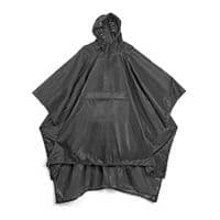 Lifeventure Superlight Poncho Black